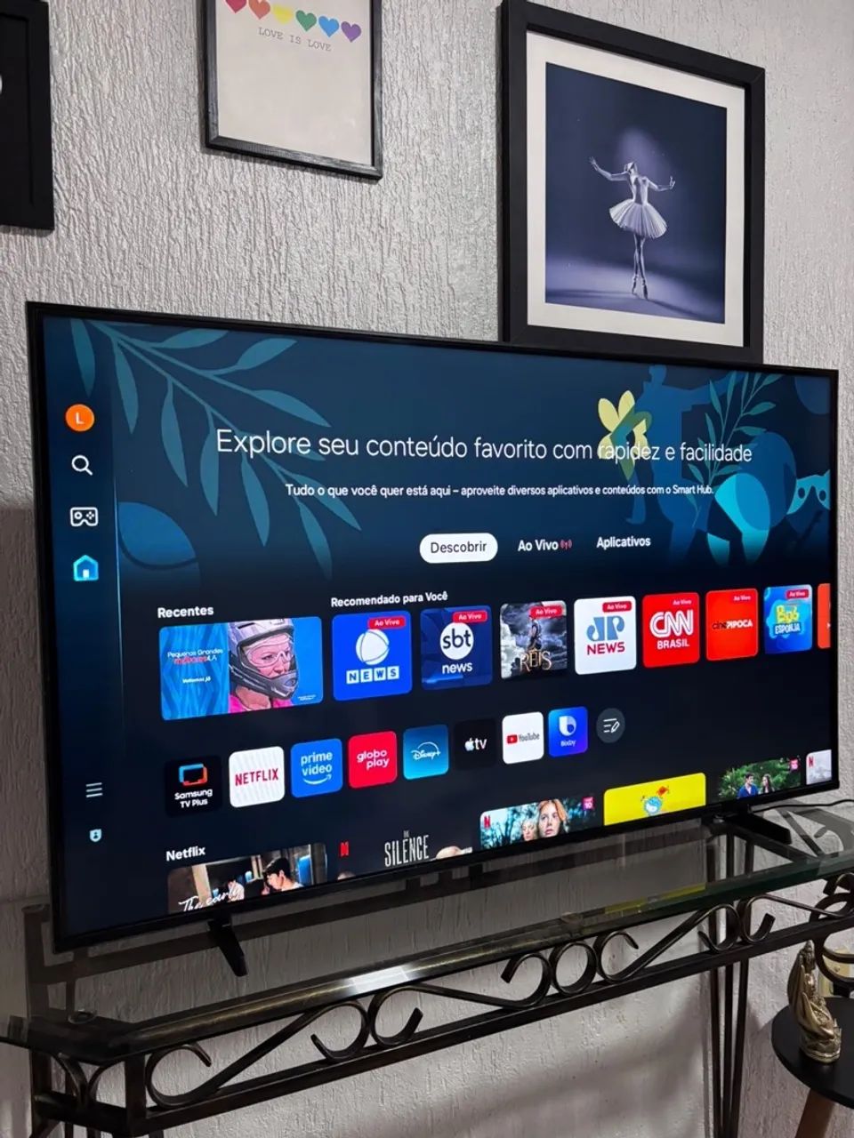 Smart tv Samsung 50 polegadas 4k com X box e bordas infinitas de tela. (Oportinidade) - Foto 2
