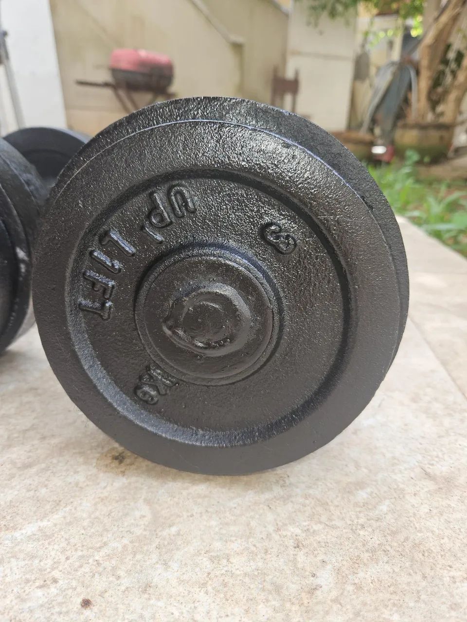 Par de halteres de ferro de 26kg - Foto 3