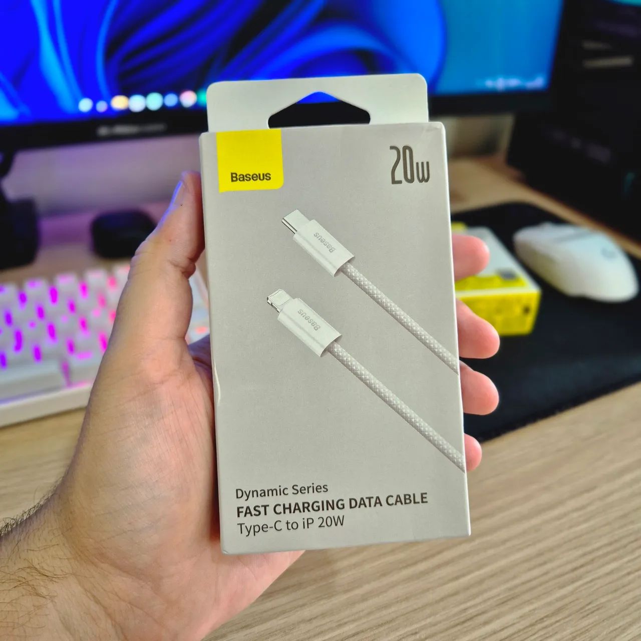 Cabo Turbo para iPhone Tipo C Lightning Baseus 20W
