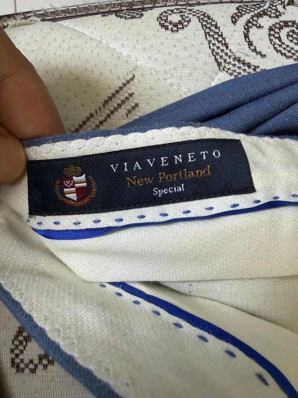 Terno Via Veneto Azul - usado uma vez - Foto 2