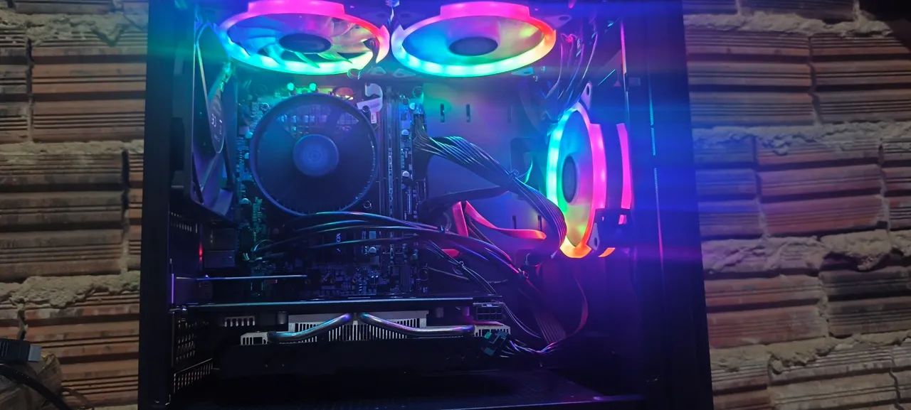 VENDO GABINETE COM RX 580 E OUTRAS PEÇAS  - Foto 2