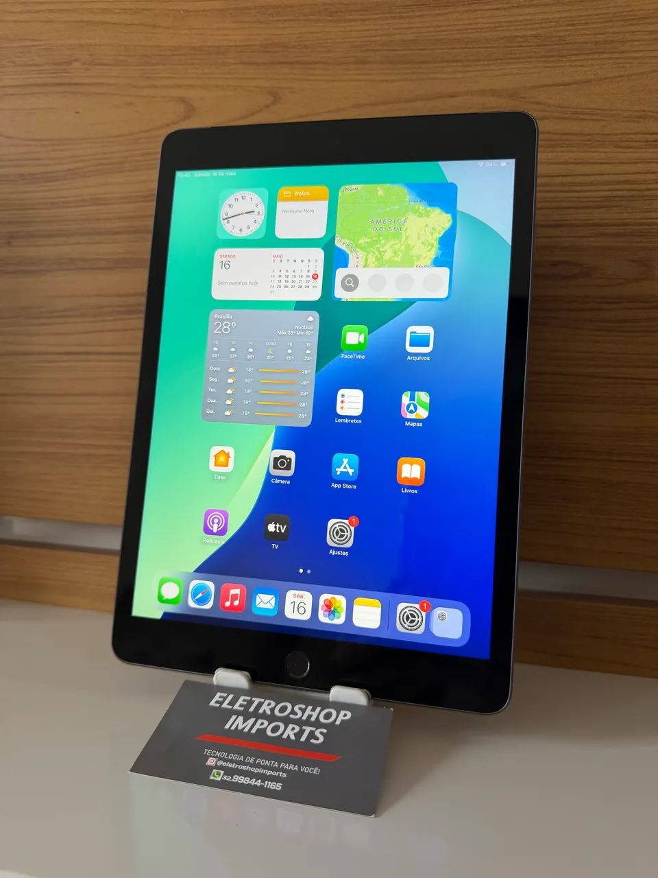 iPad 9 Geração 256GB Wi-Fi + Cellular | Seminovo Impecável