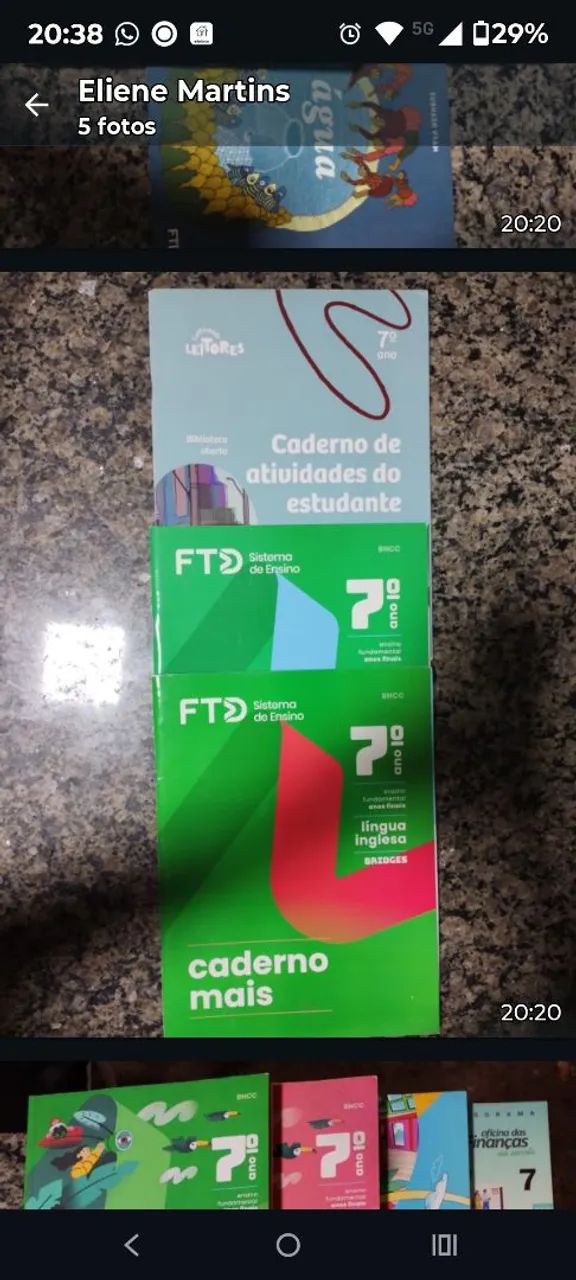 Material didático (7°ano) FTD BNCC (usado). - Foto 4