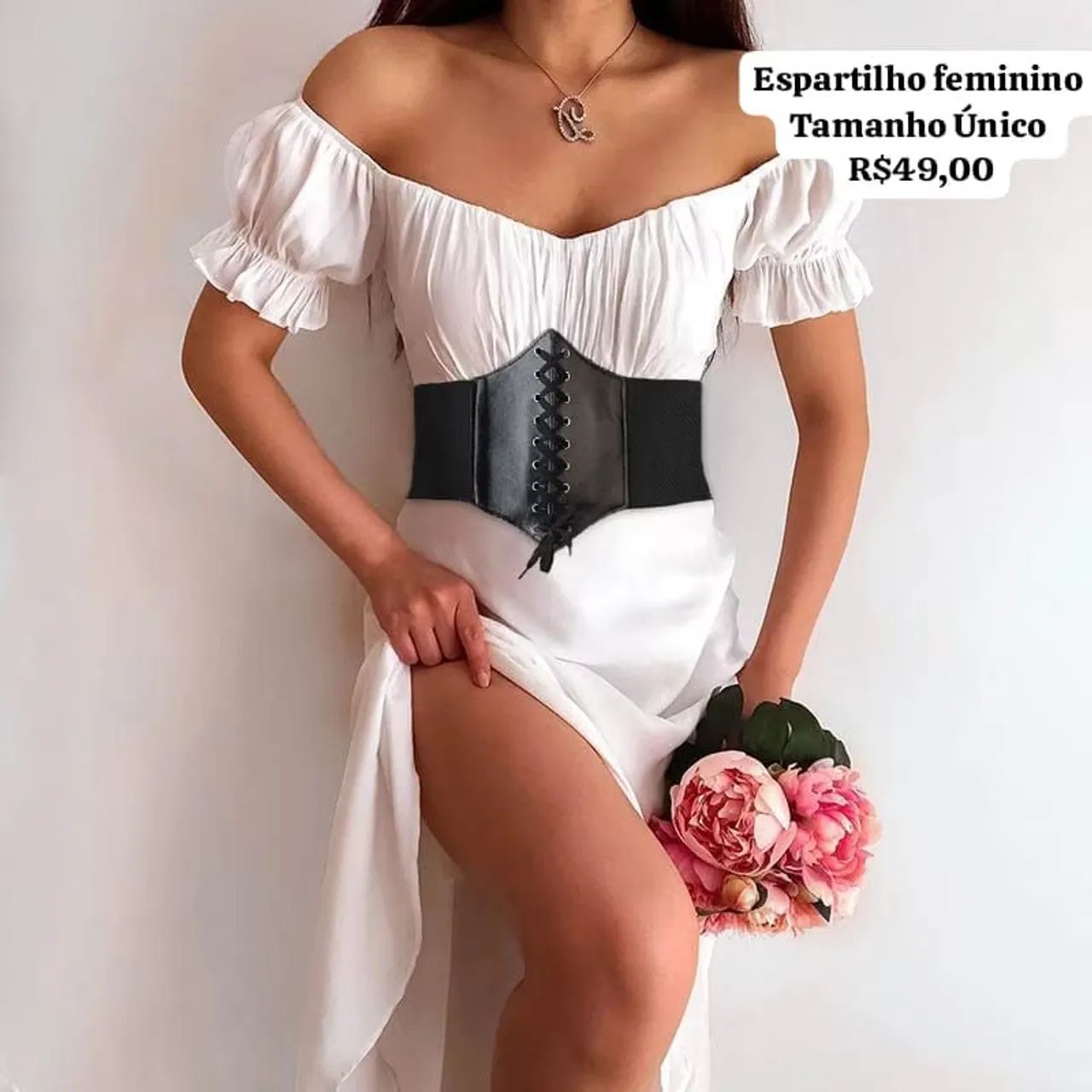 Espartilho  feminino linha premium estilo e sofisticação - Foto 3