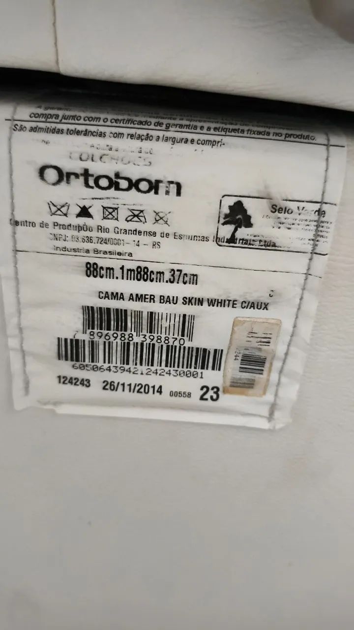 Cama Box Ortobom Baú com Colchão Auxiliar e Colchão Solteiro - Foto 3