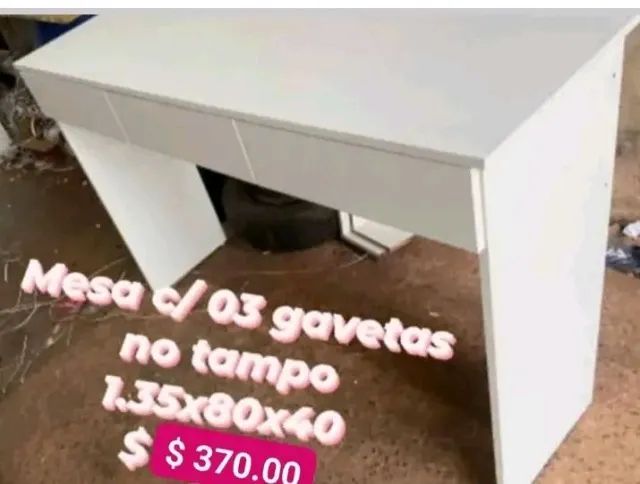 VARIAS MESAS MDF NOVO  - Foto 4
