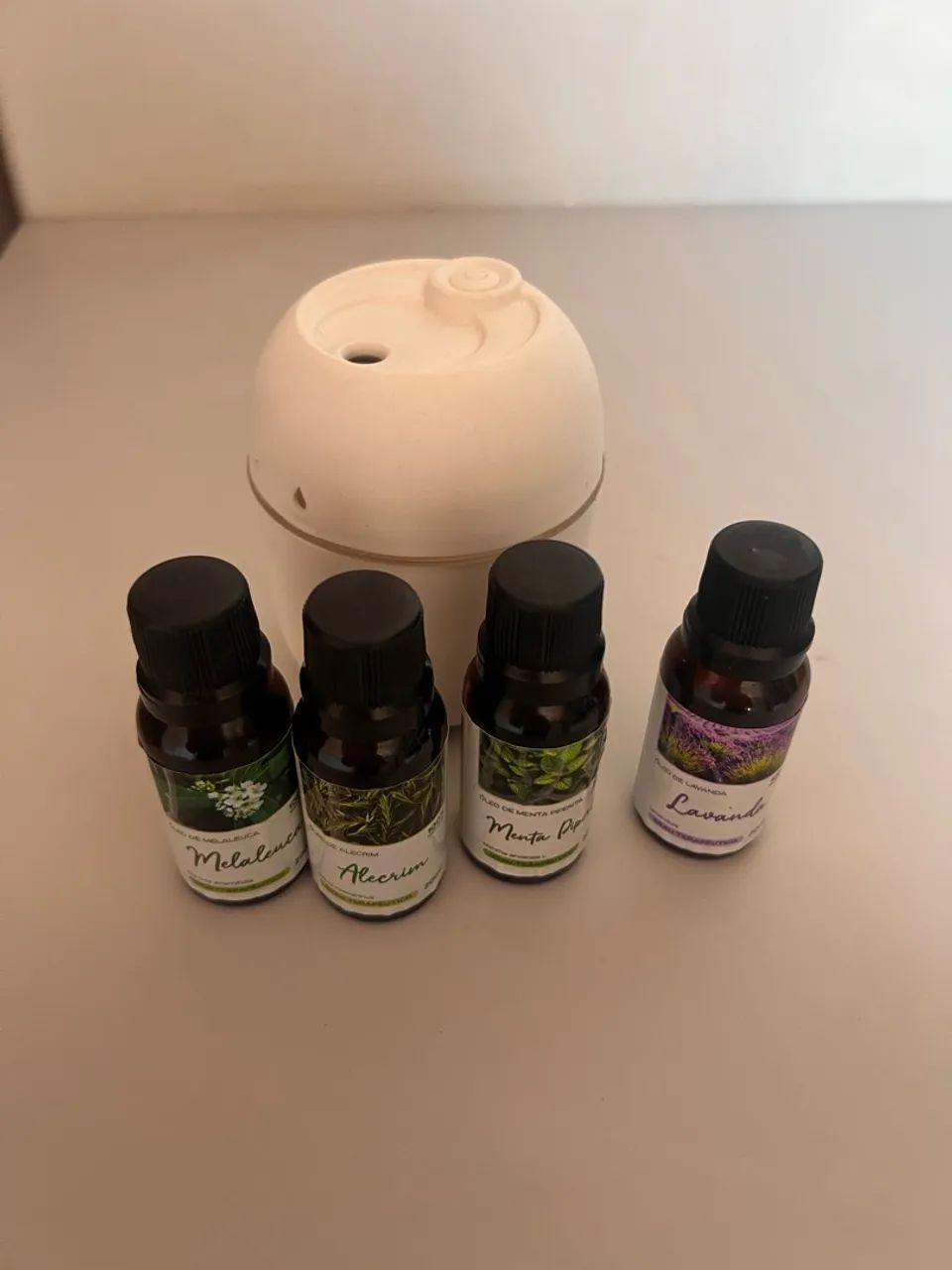 Kit difusor e óleos essenciais 