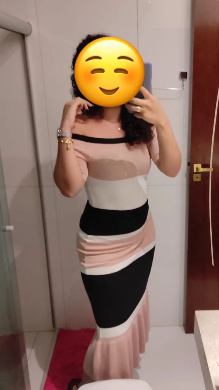 VESTIDO LISTRADO