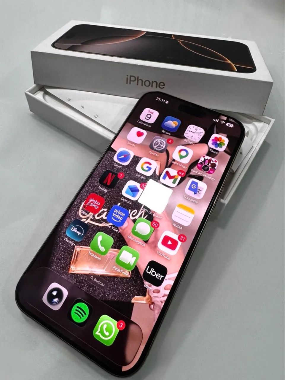 iPhone 16 Pro Max (256 GB) Titanium-Desert - Celulares e