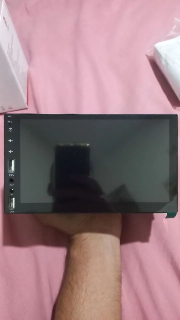 DVD 1 din de 7' polegadas automotivo novo 