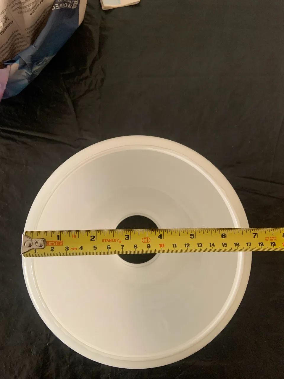 Cúpula de vidro para lustre antigo 