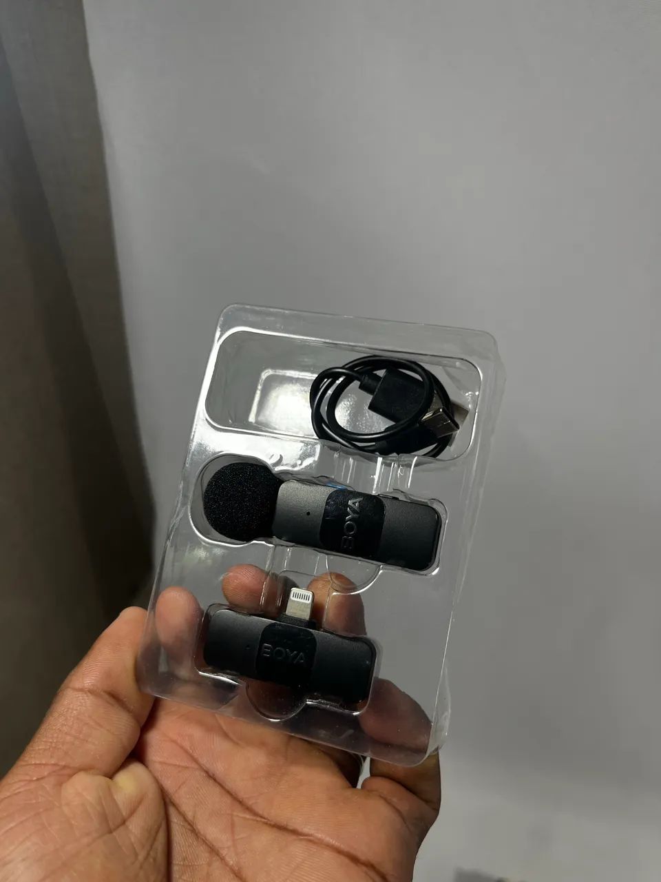 Microfone lapela boya NOVO