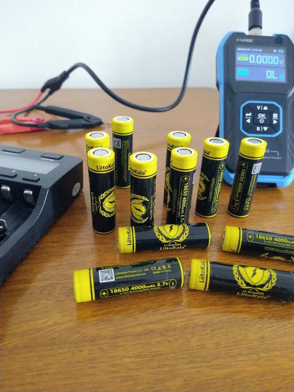 Kit 12 Bateria 18650 LiitoKala Lii-King4000 4000mAh  - Foto 4