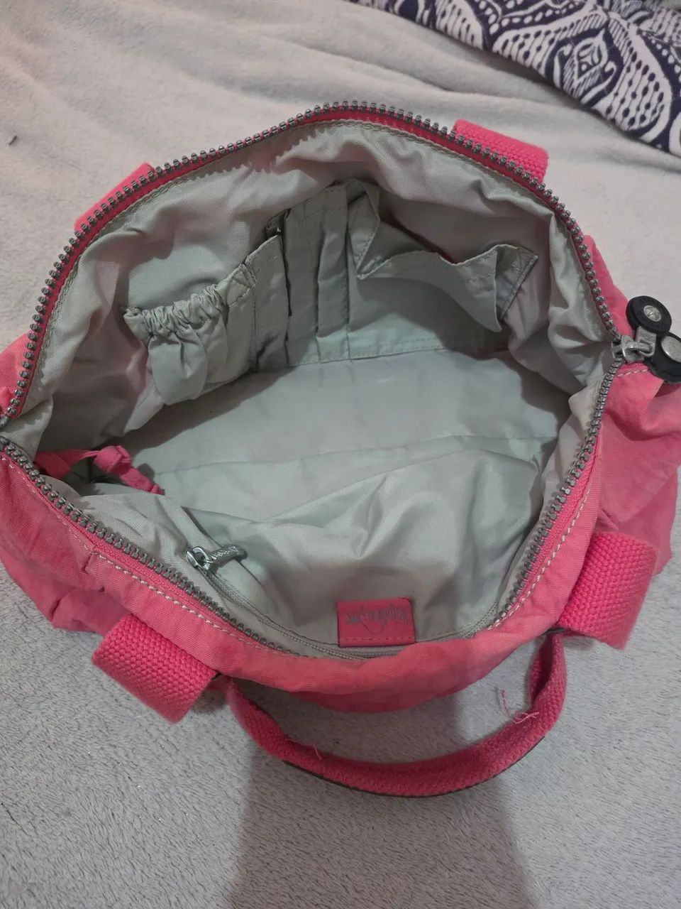 Bolsa kipling baguete Rosa original - Foto 3
