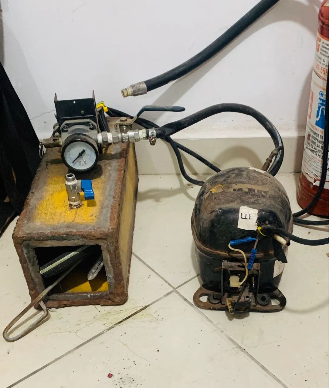 Maquina de tirar bolhas 