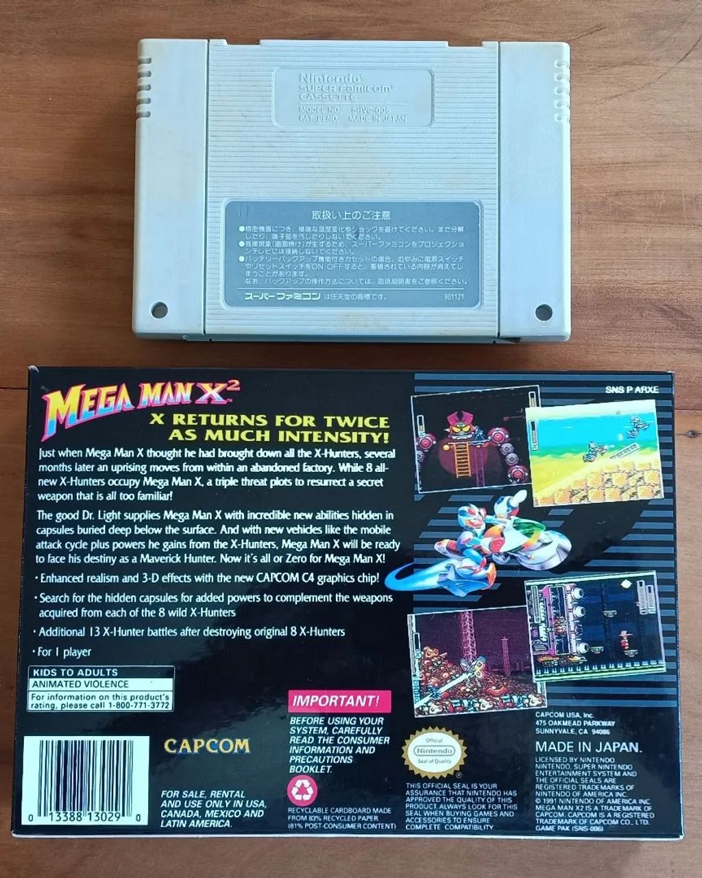 YU YU Hakusho Original + Caixa com Berço Megaman X2  - Foto 2