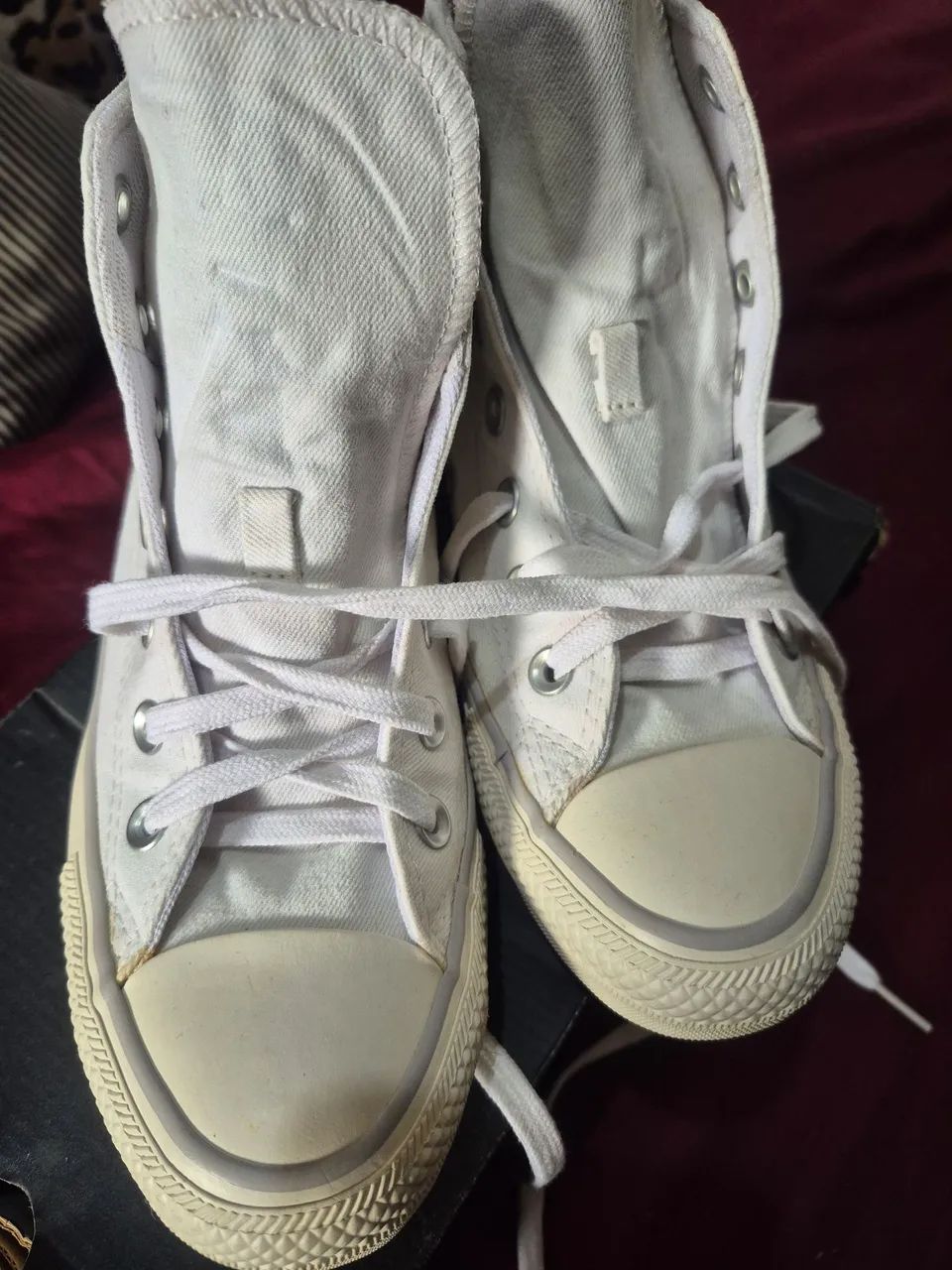 Tênis All Star botinha branco  - Foto 2