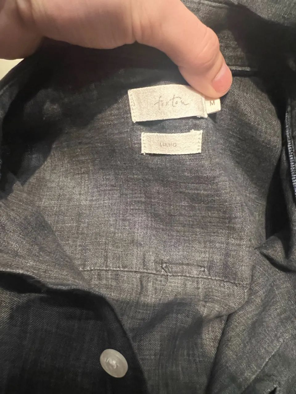 camisa 100% linho foxton - Foto 2