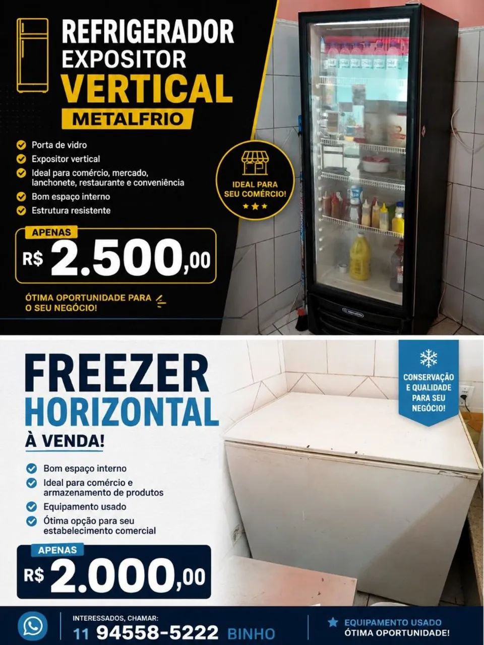 Vende se geladeira visora