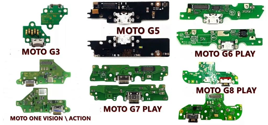 Kit com 22 Conectores / Placas de Carga Motorola - Foto 4