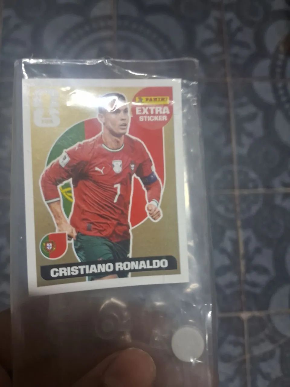 Figurinha legend dourada cristiano ronaldo  - Foto 3