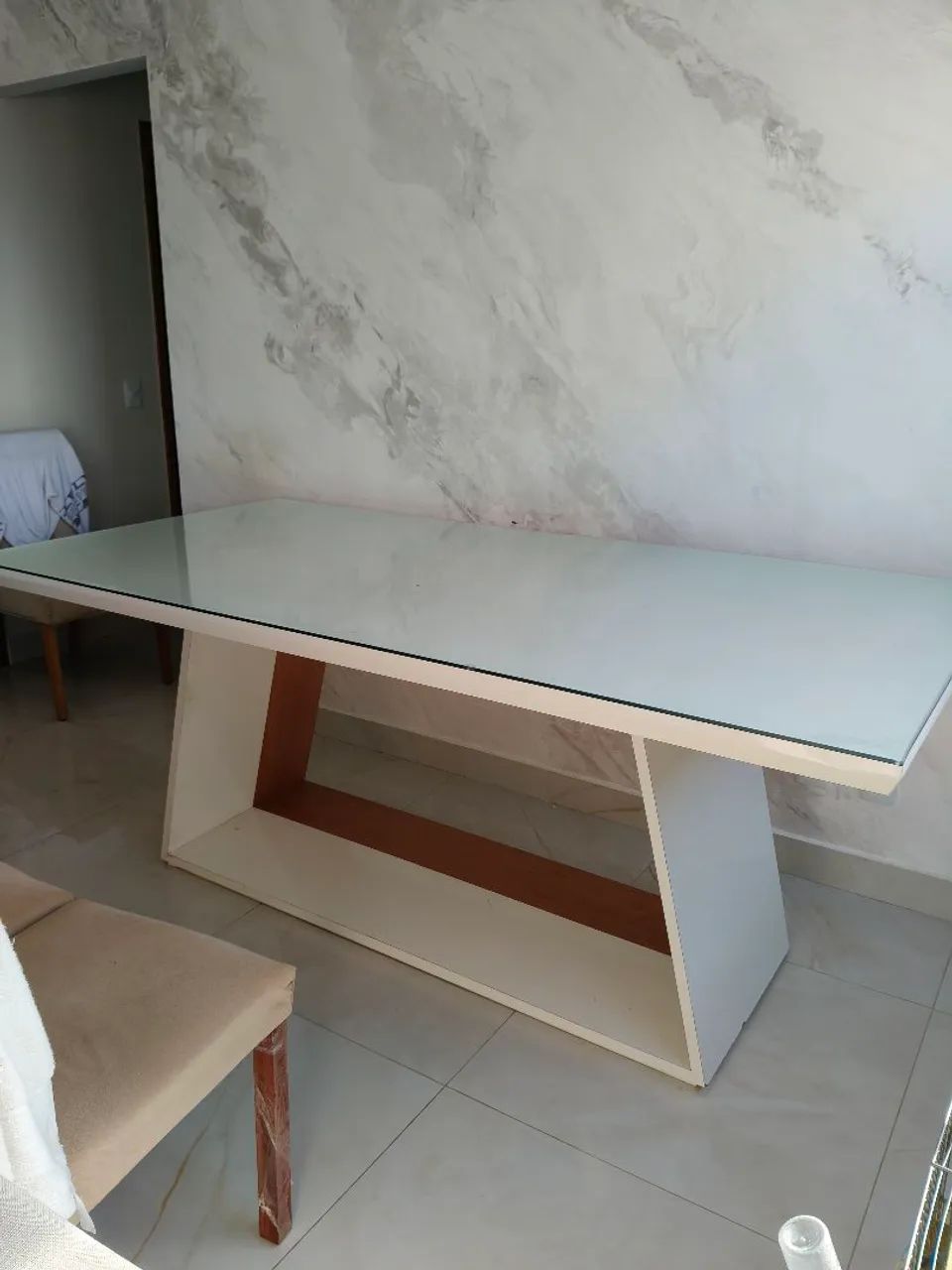 Mesa tampo de vidro  - Foto 3