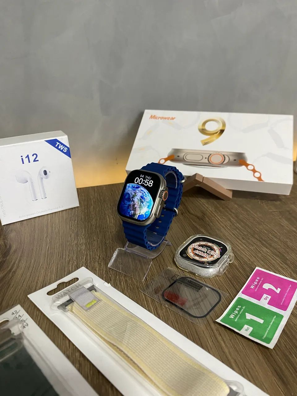 Smartwatch Ultra 49mm + Fone Bluetooth de BRINDE