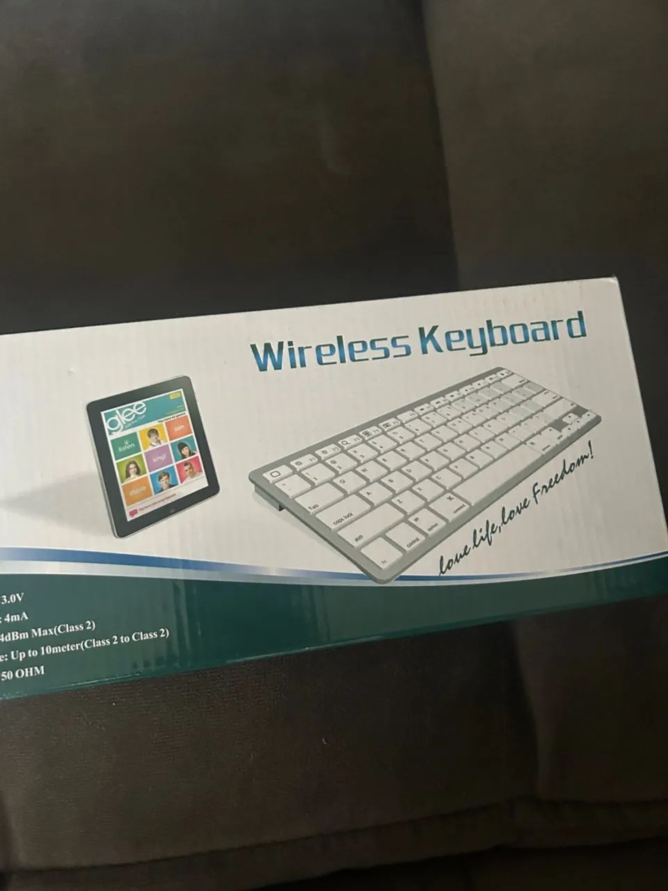 Teclado sem fio para PC, tablet e celular 