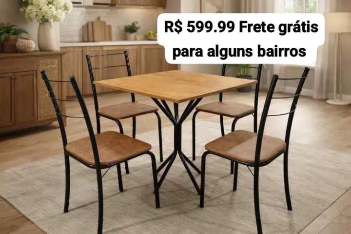 Mesa 4 cadeiras - Foto 4
