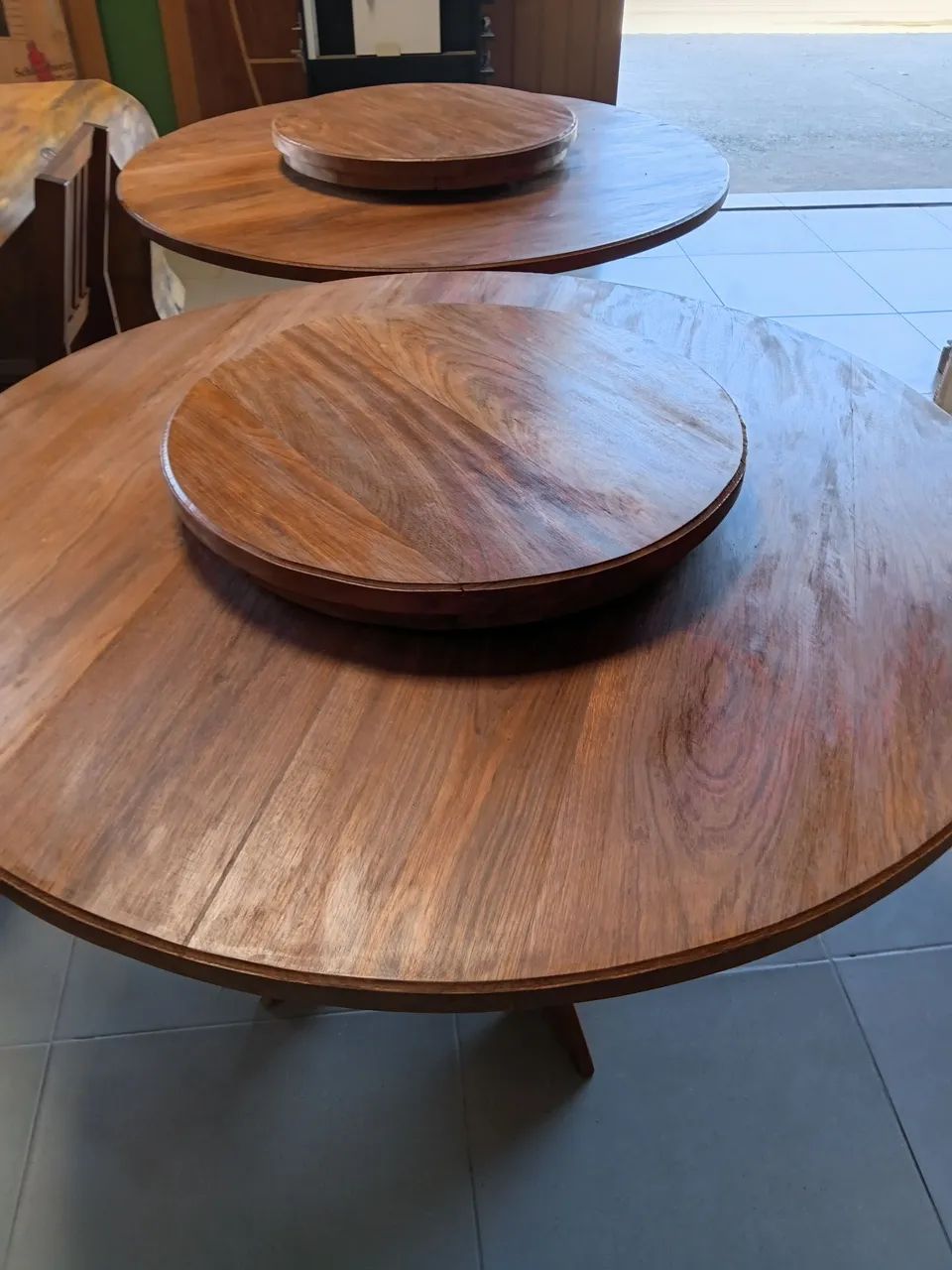 MESA JANTAR JATOBA TAMPO GIRATÓRIO  - Foto 2