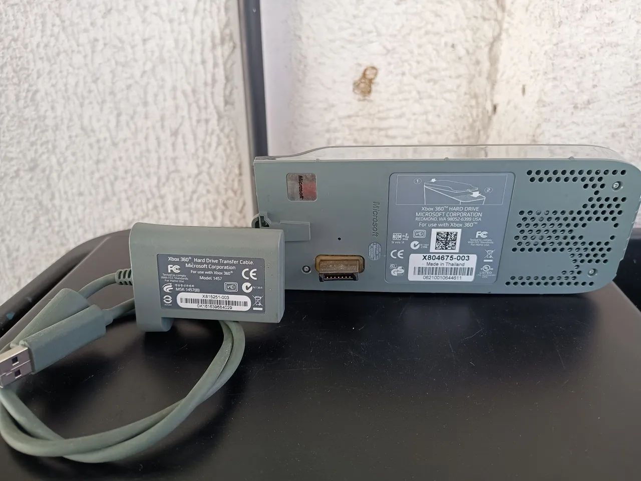 Vendo Disco rígido externo original Microsoft Xbox 360 Hard Drive, cabo de transferência. - Foto 2