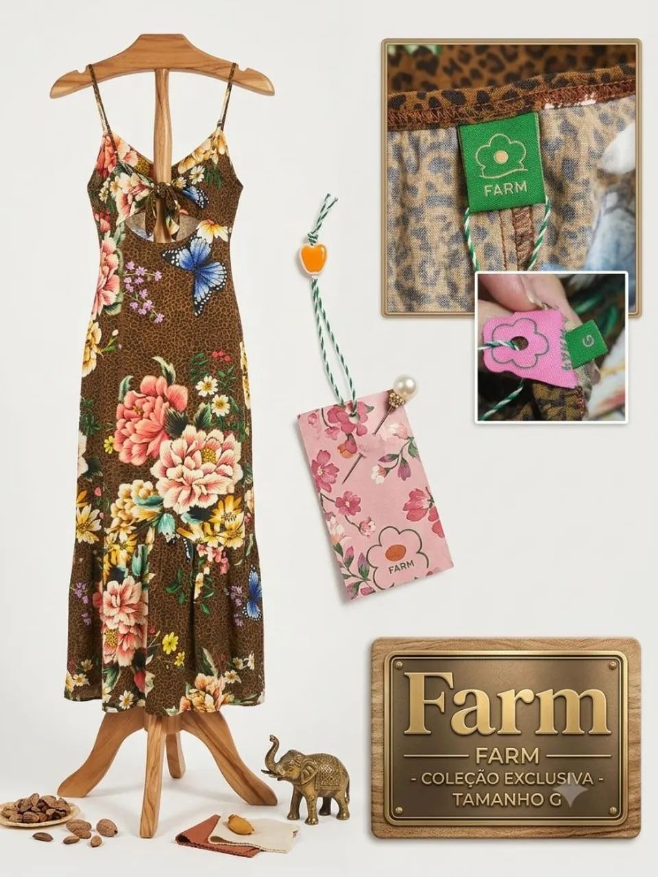 VESTIDO LONGO FARM (G) - Foto 2