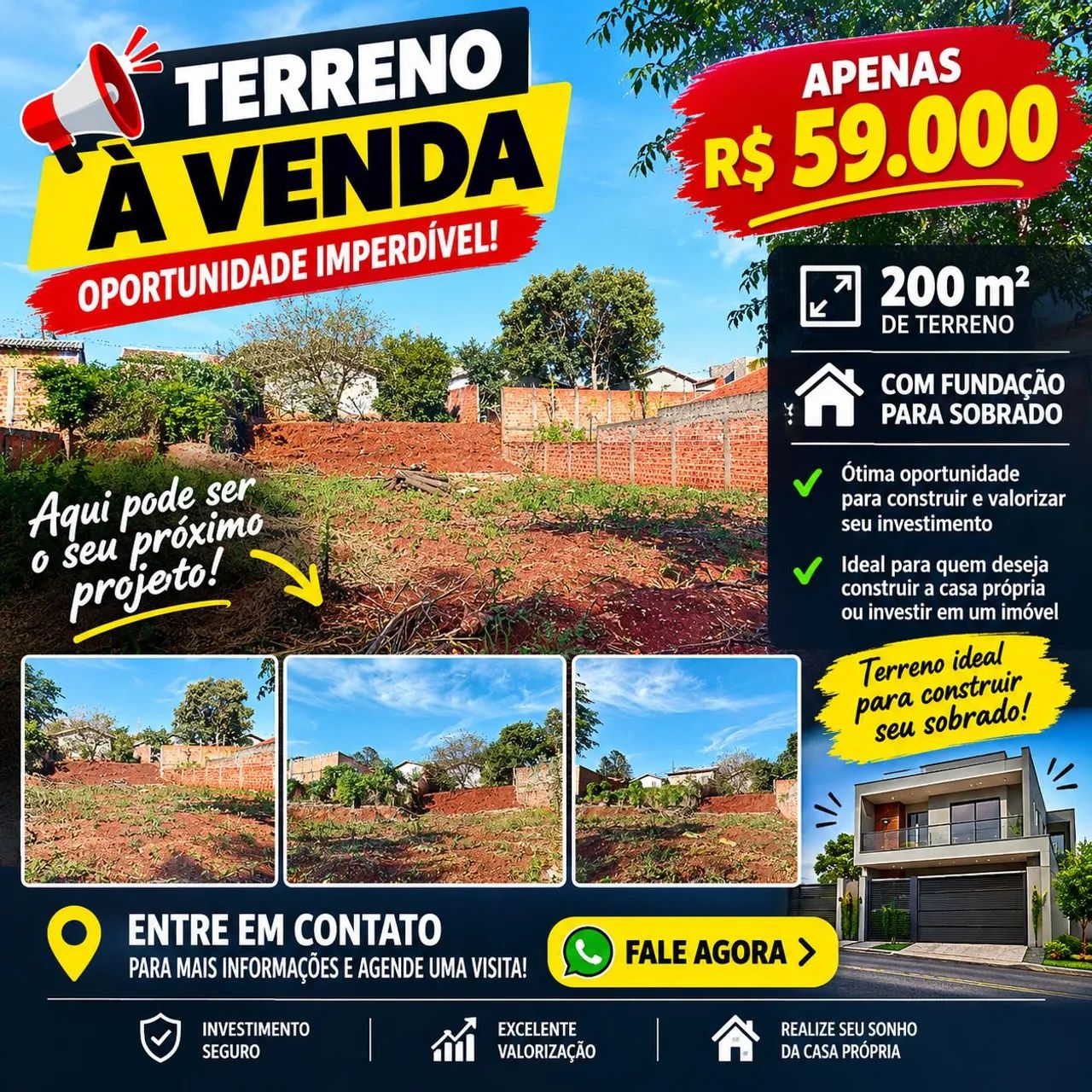 Terreno 200m2