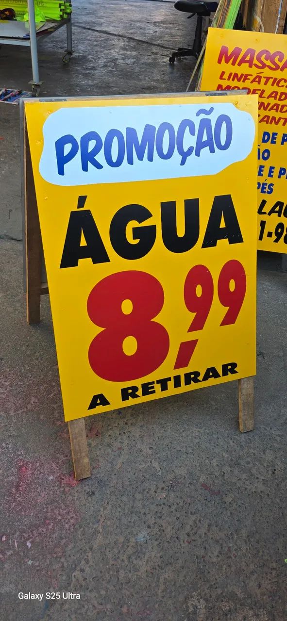 Cavalete pra calçada em ACM  - Foto 4