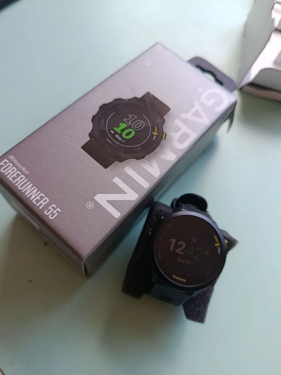 GARMIN FORERUNNER 55 PRETO - Foto 2
