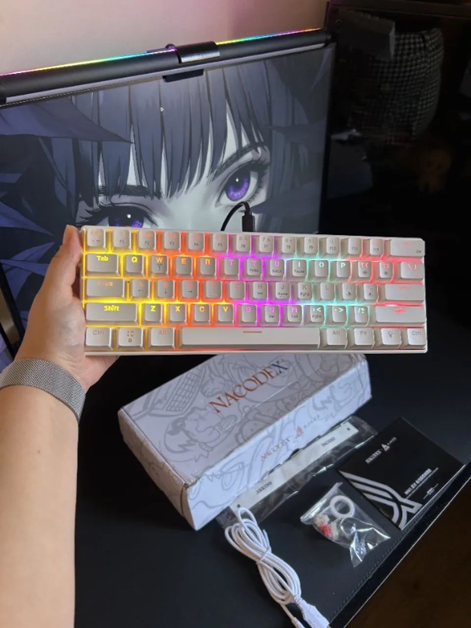 TECLADO MECANICO AJAZZ NK-61 (NOVO) - Periféricos e Acessórios de TECLADO MECANICO AJAZZ NK-61 (NOVO) - Periféricos e Acessórios de