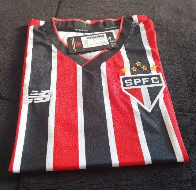 Camisa de time tricolor feminina