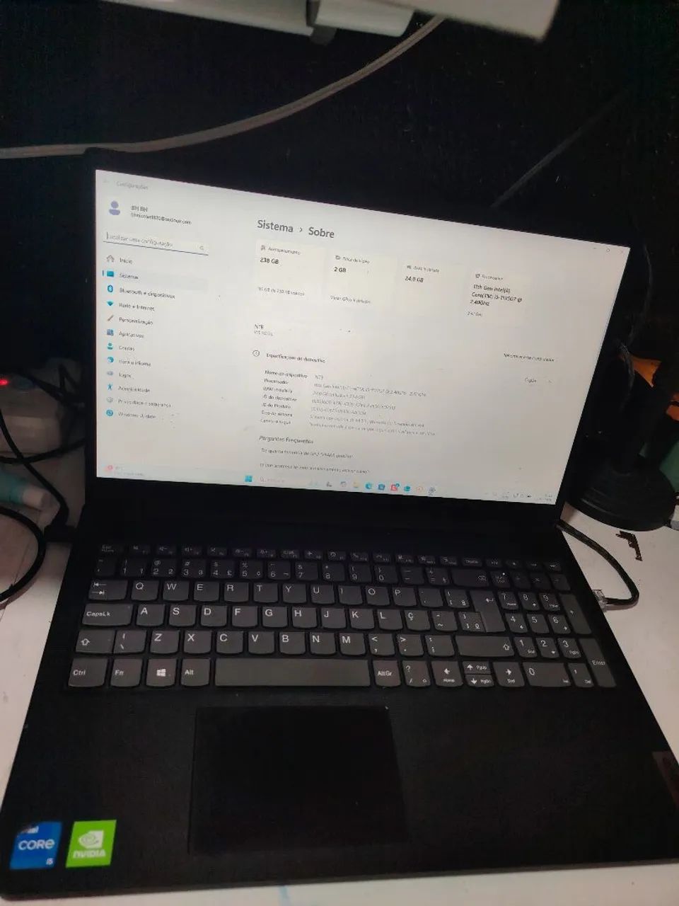 Notebook Game - com placa de video - 24ram - Foto 2