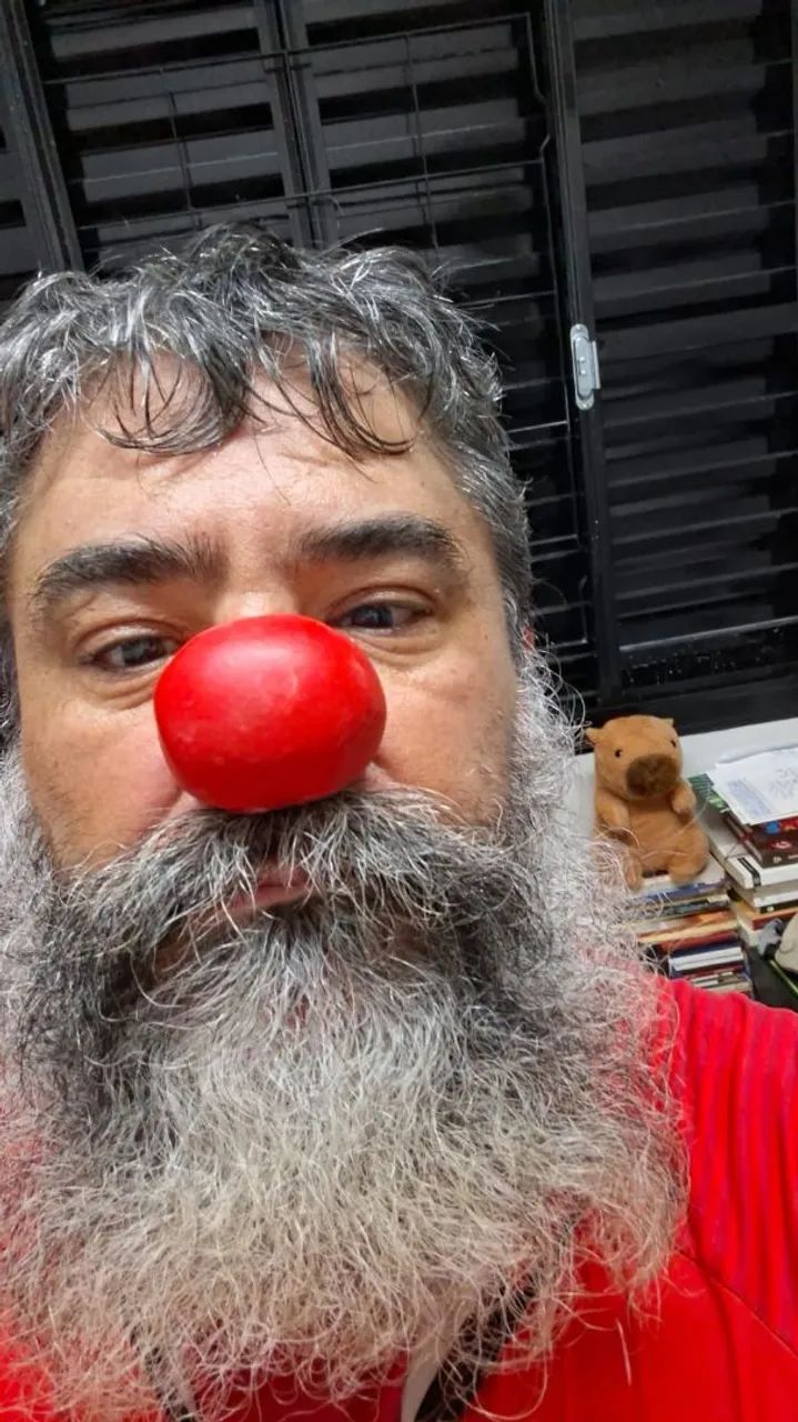 Nariz palhaço látex vermelho escolher - Foto 4