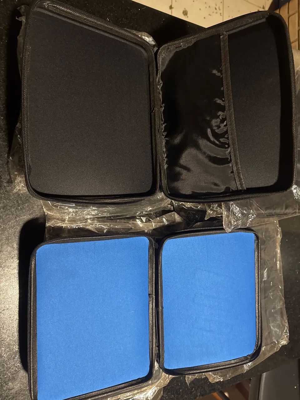 Maletas case 10 polegadas 15 unidades com alca e 4 sem