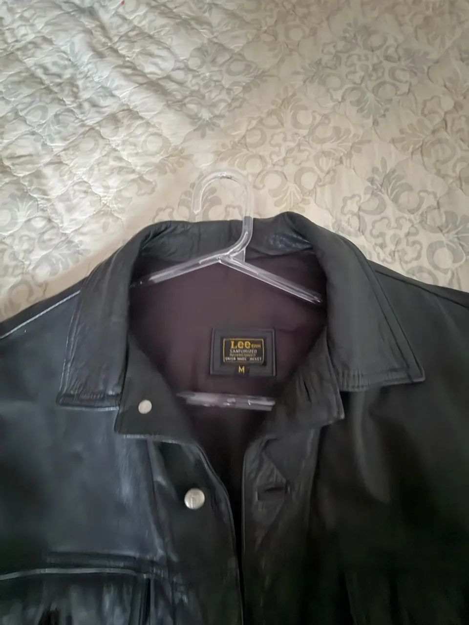 Jaqueta de couro legítimo Lee - Foto 3