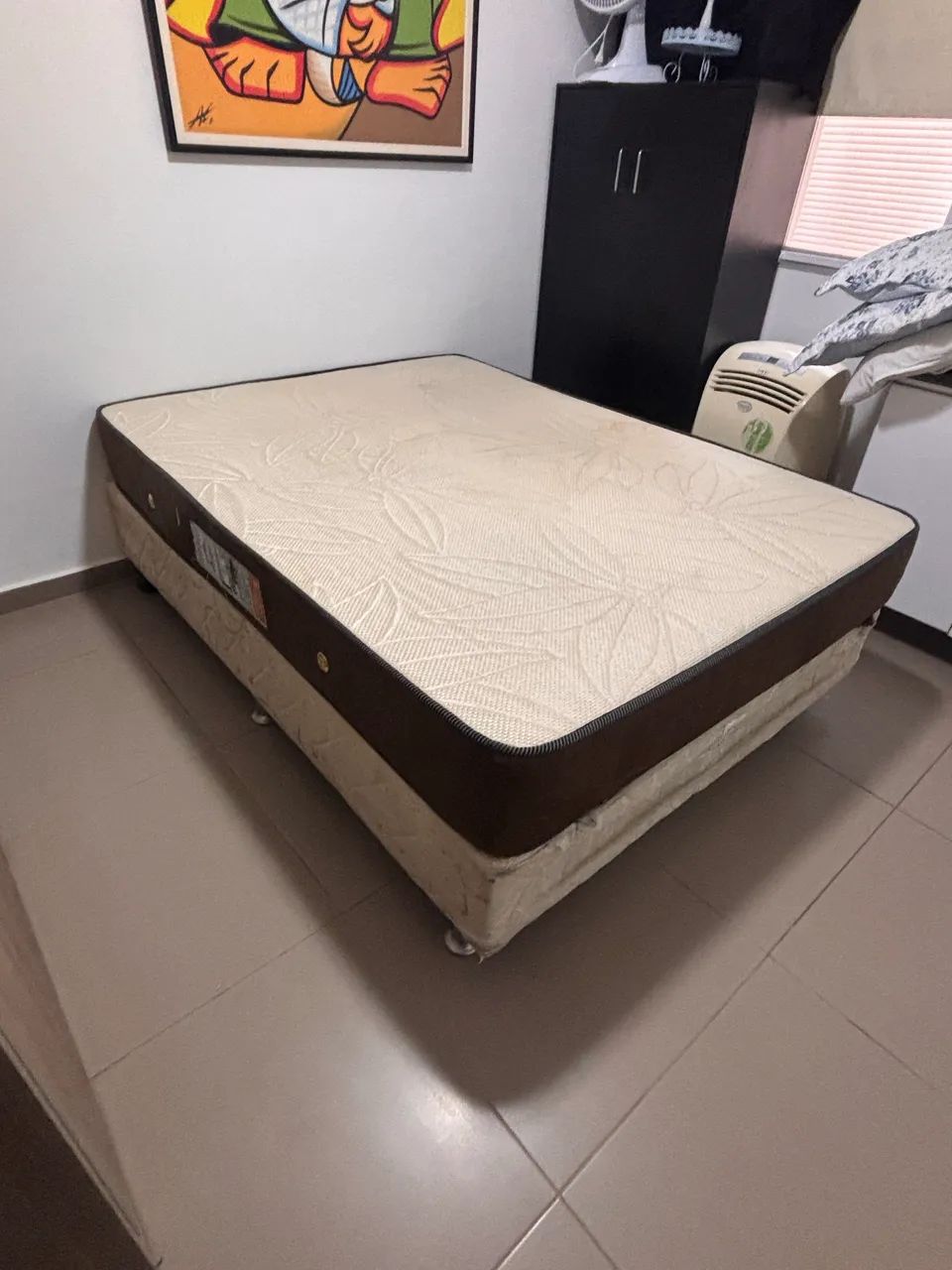 Cama de Casal com Colchão Ortopédico + Box - Foto 4