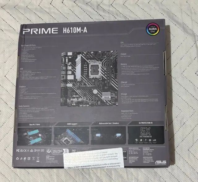 PLACA MAE ASUS PRIME H610M-A DDR5 - Foto 2