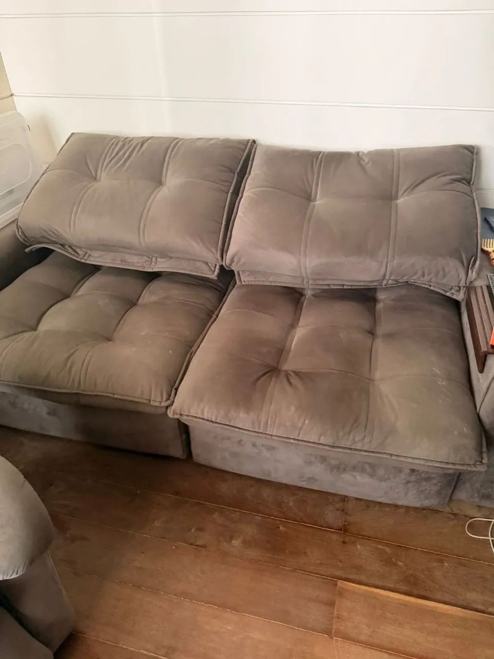 Excelente Sofá Cama marrom - Foto 2