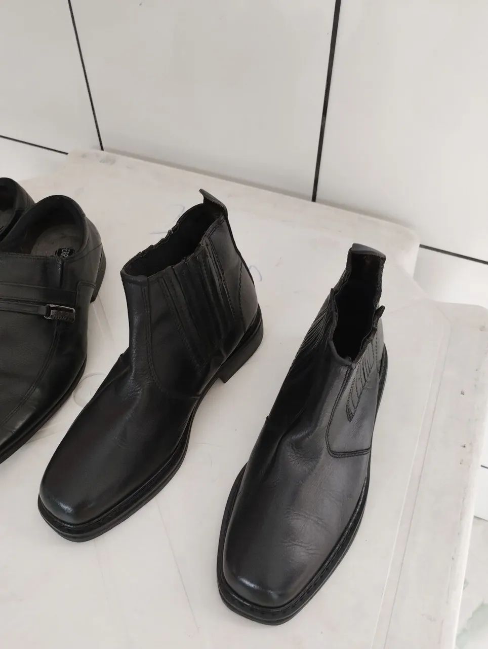 Sapato e bota de couro legítimo  - Foto 3