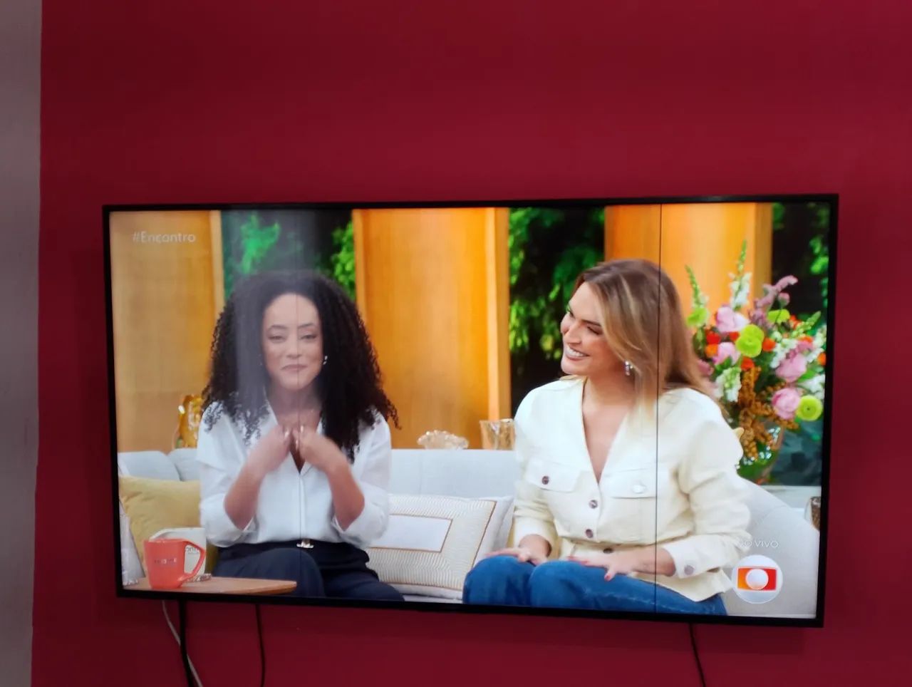 Tv smart sony Android 65 polegadas com duas linhas na tela mais não interfere em nada  - Foto 3