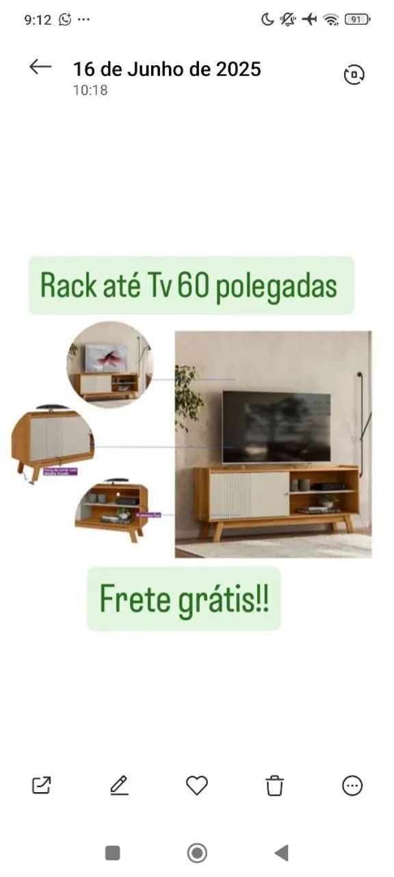 Grande Oferta do Dia Rack até Tv de 60 polegadas!!