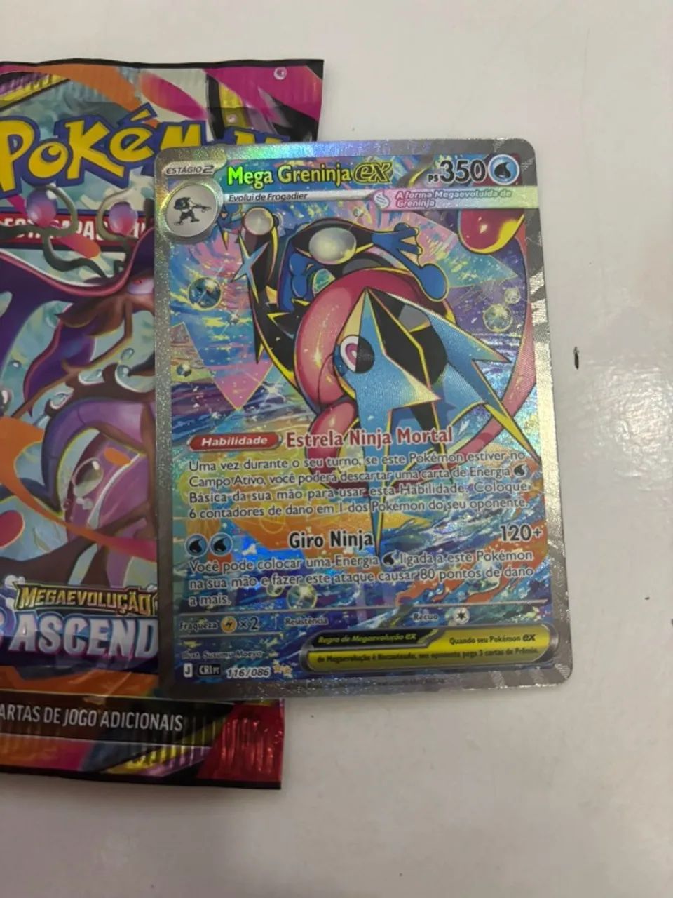 Mega Greninja EX CRI 116/086 Manaus/AM - Foto 2