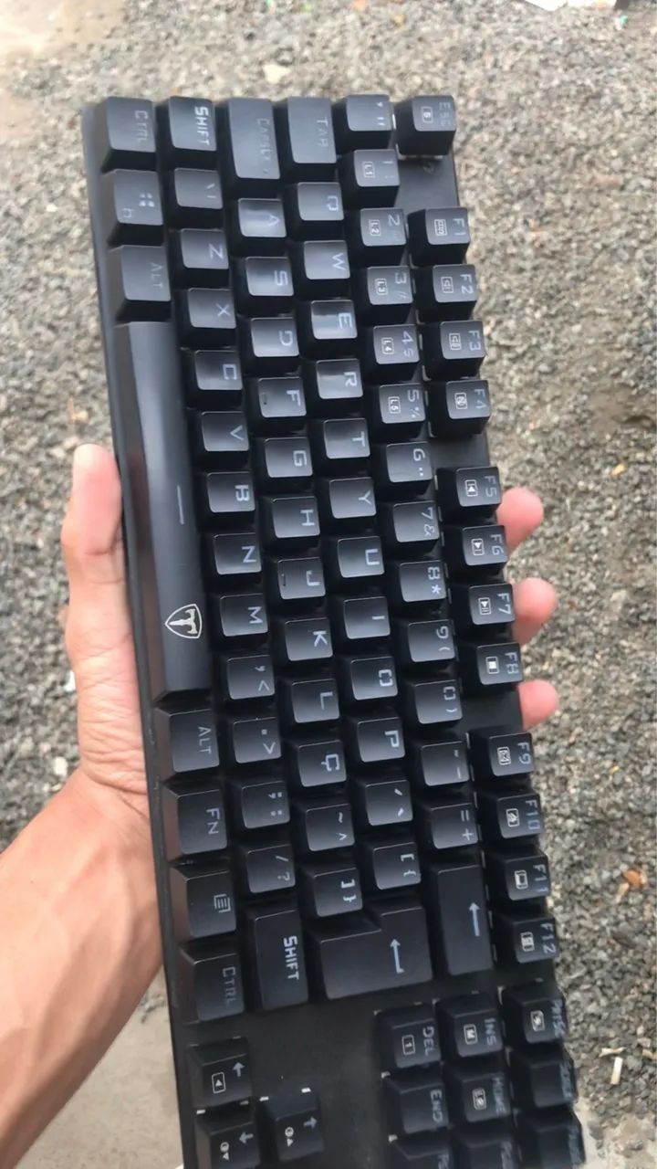 Teclado mecânico bora dogger - swite azul - Foto 4