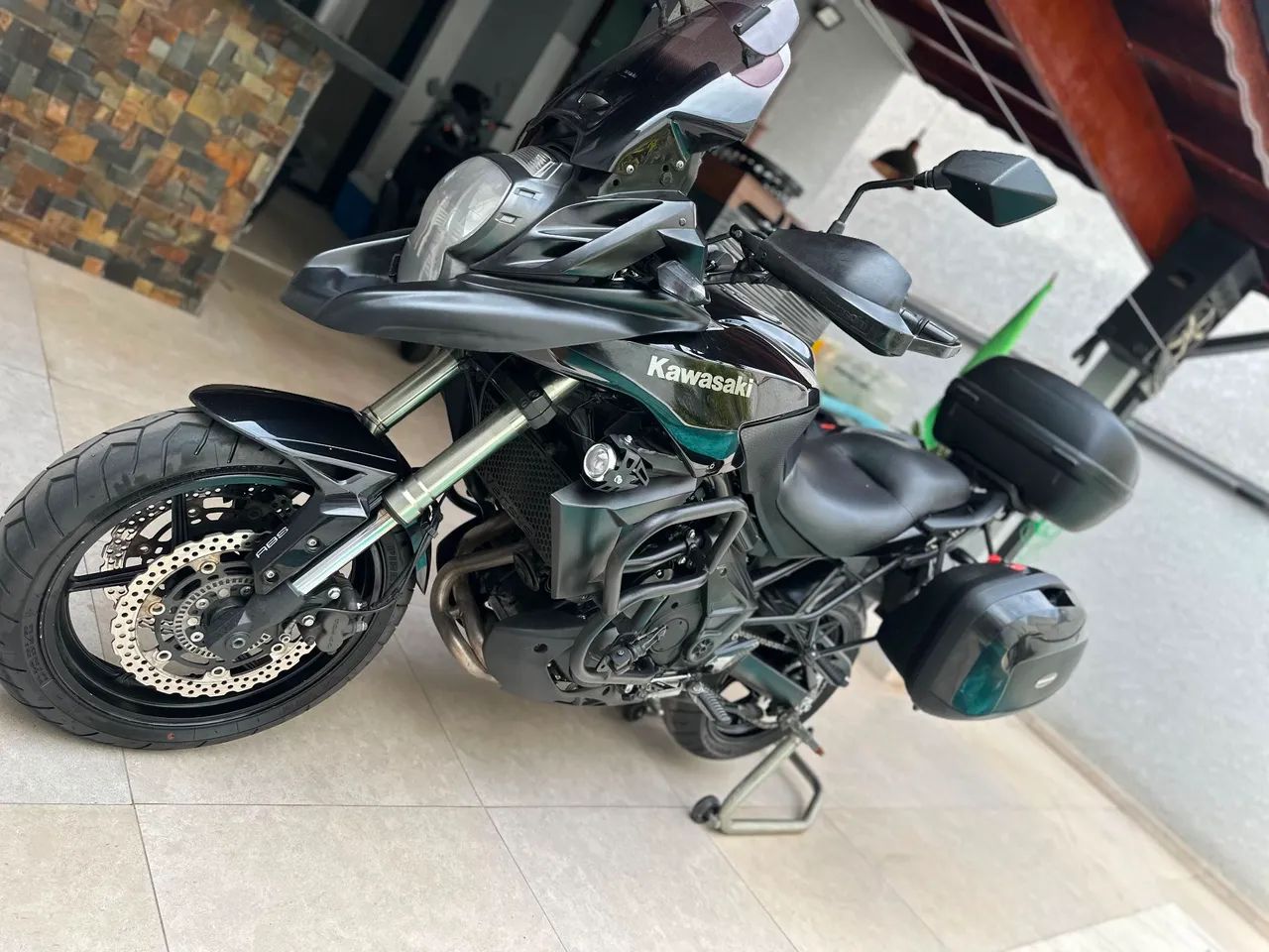 Versys tourer impecável com vários acessórios incluindo os bauletos lateral zero , sem uso - Foto 2